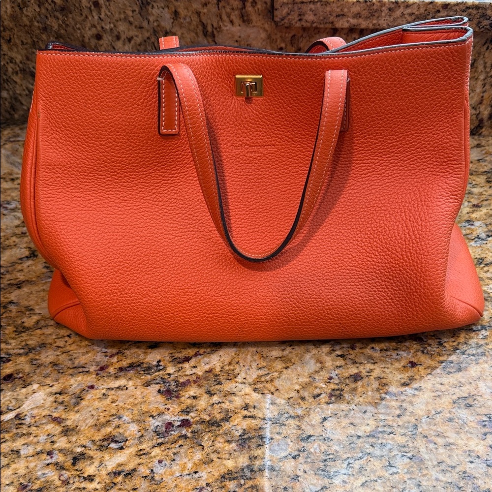 Vibrant Orange Tote Bag